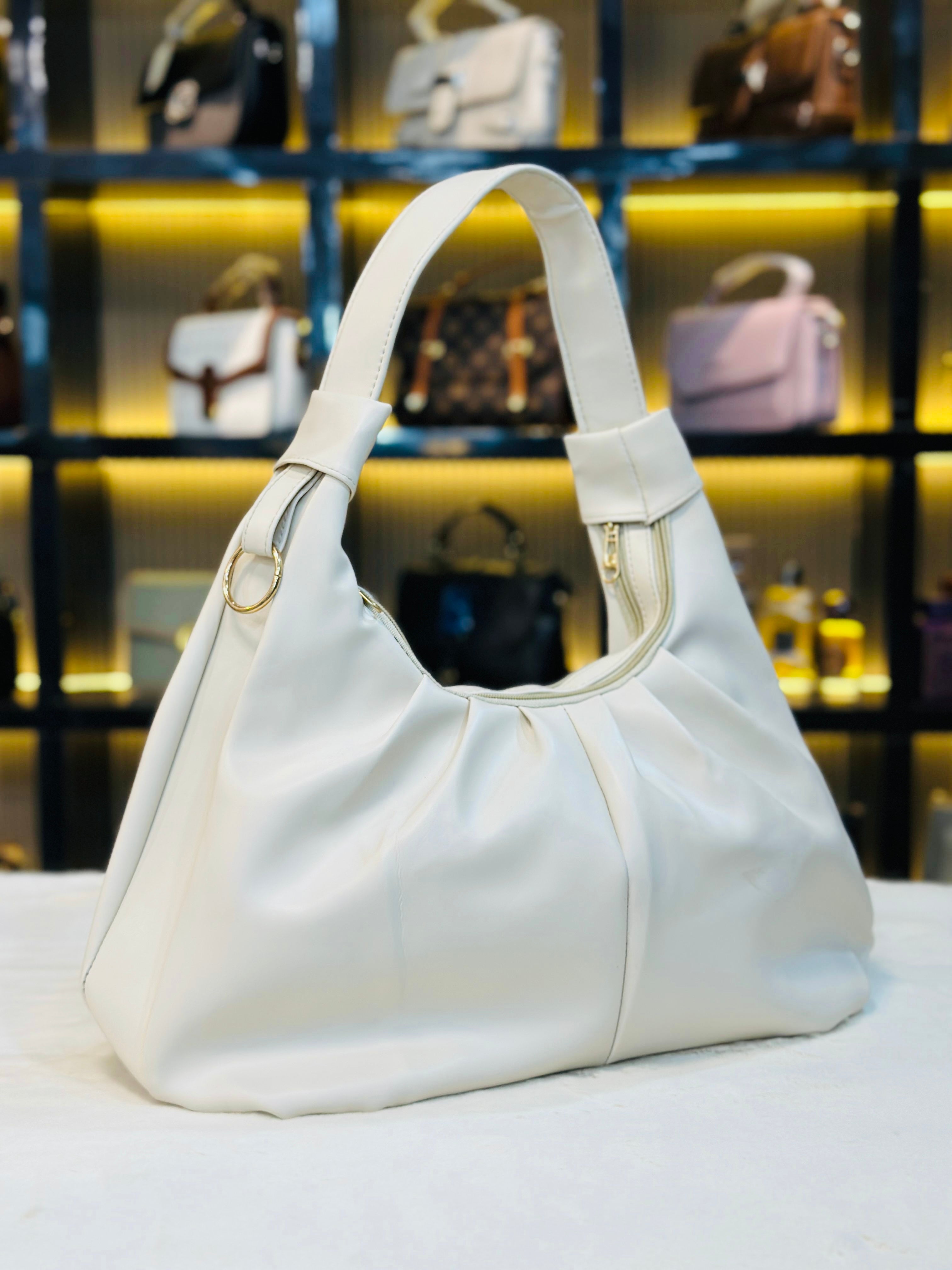 Chic Faux Leather Shoulder Bag